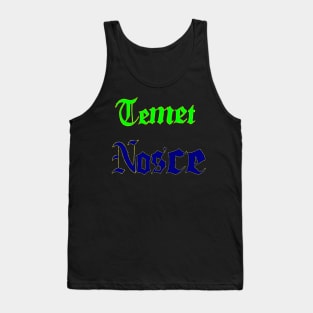 temet nosce - know thyself Tank Top